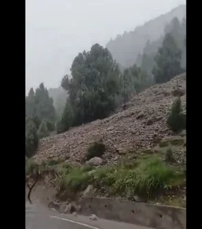 Cloudburst in Gurez Damages Cowshed, Washes Away Link Road in Bandipora