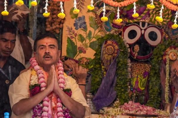 Bengal CM Suvendu attends multiple Rath Yatra events, takes part in devotional singing