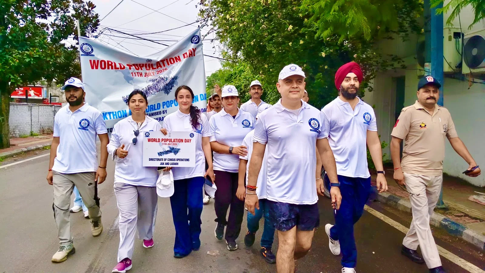 CPCO Amit leads Walkathon, urges participation in Census 2027