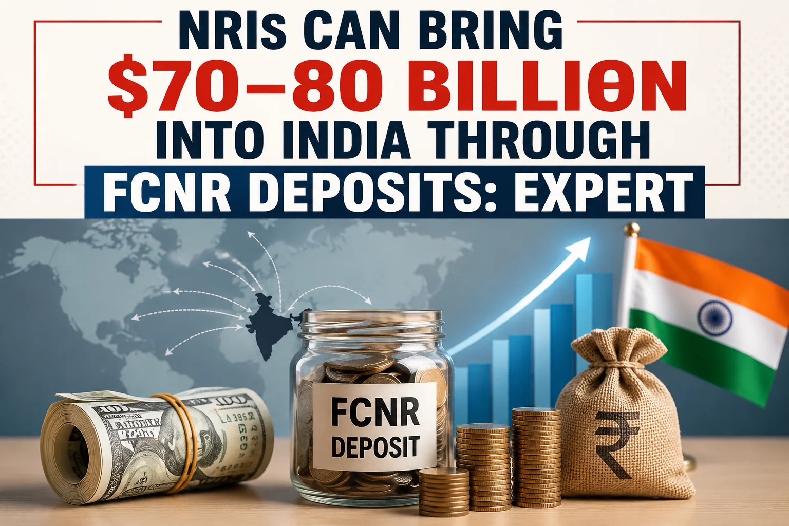 NRIs Can Bring $70–80 Billion Into India Through FCNR Deposits: Expert