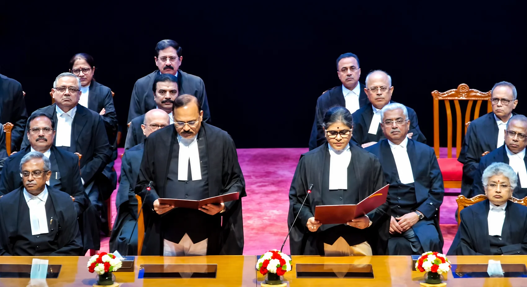 CJI Surya Kant administers oath to three new judges, judges count now 37 in SC