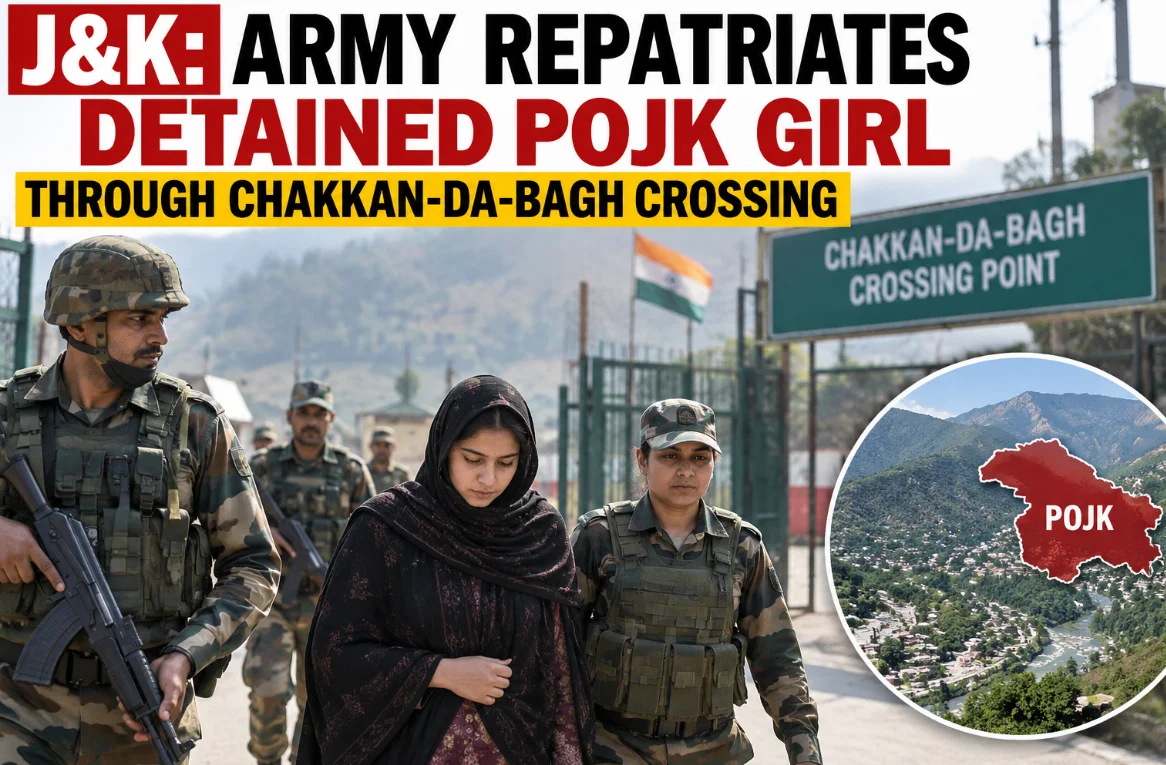 J&K: Army Repatriates Detained POJK Girl Through Chakkan-Da-Bagh Crossing