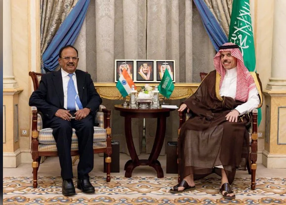 NSA Doval Holds Talks With Saudi FM On Energy Security, Regional Stability