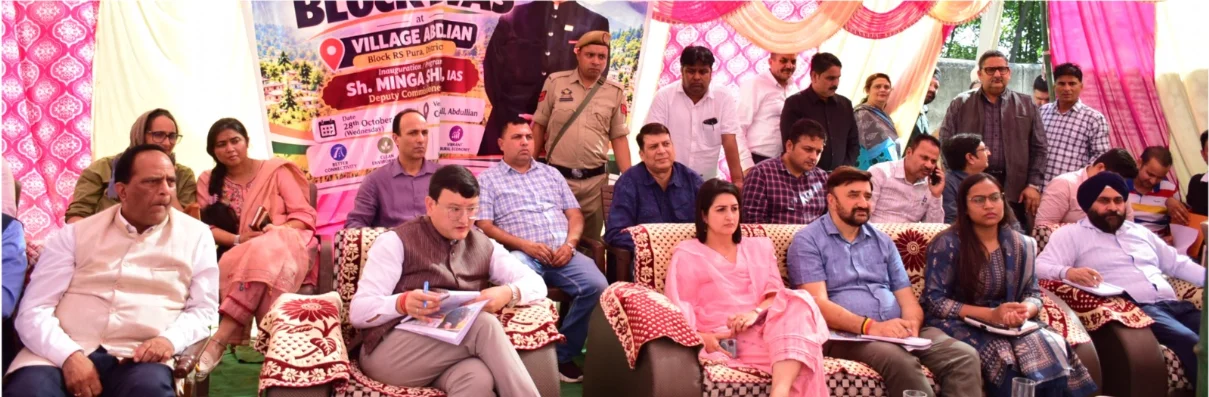 DC Minga Sherpa reviews developmental scenario in RS Pura sub-division