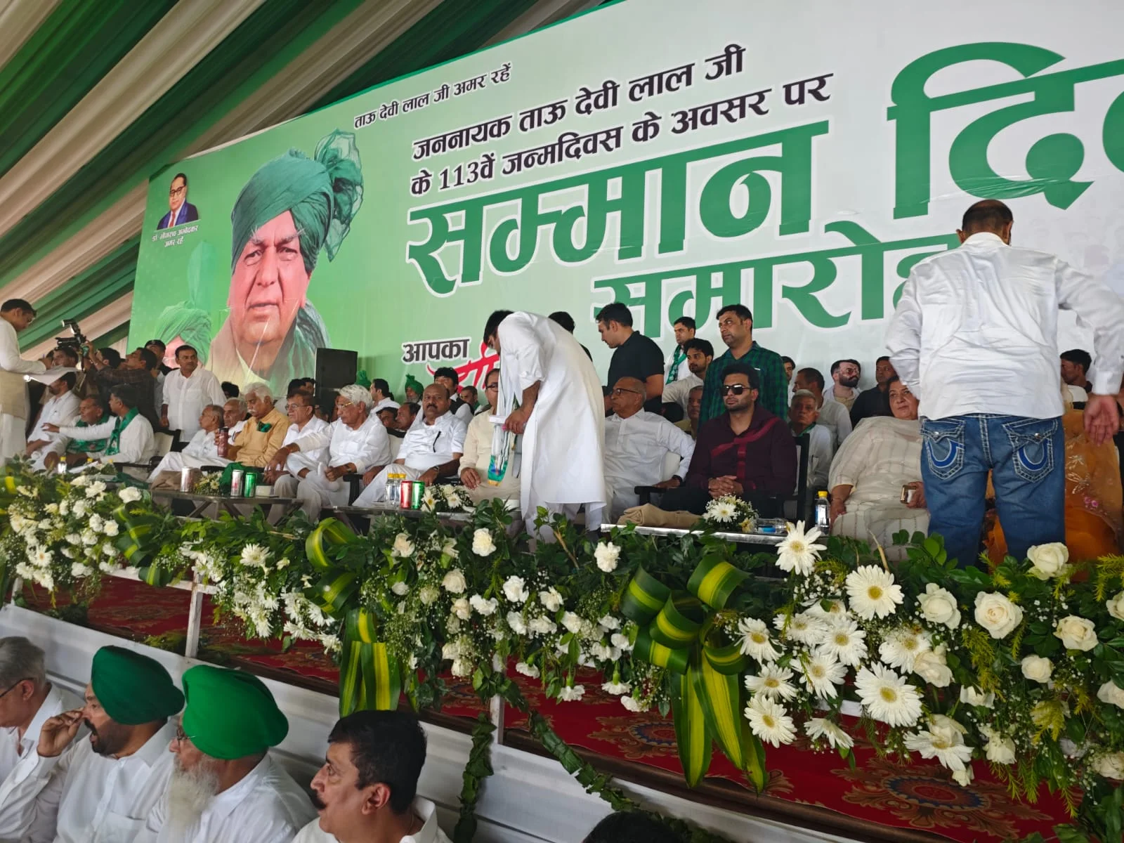 Dy CM Surinder attends Samman Diwas programme in Haryana