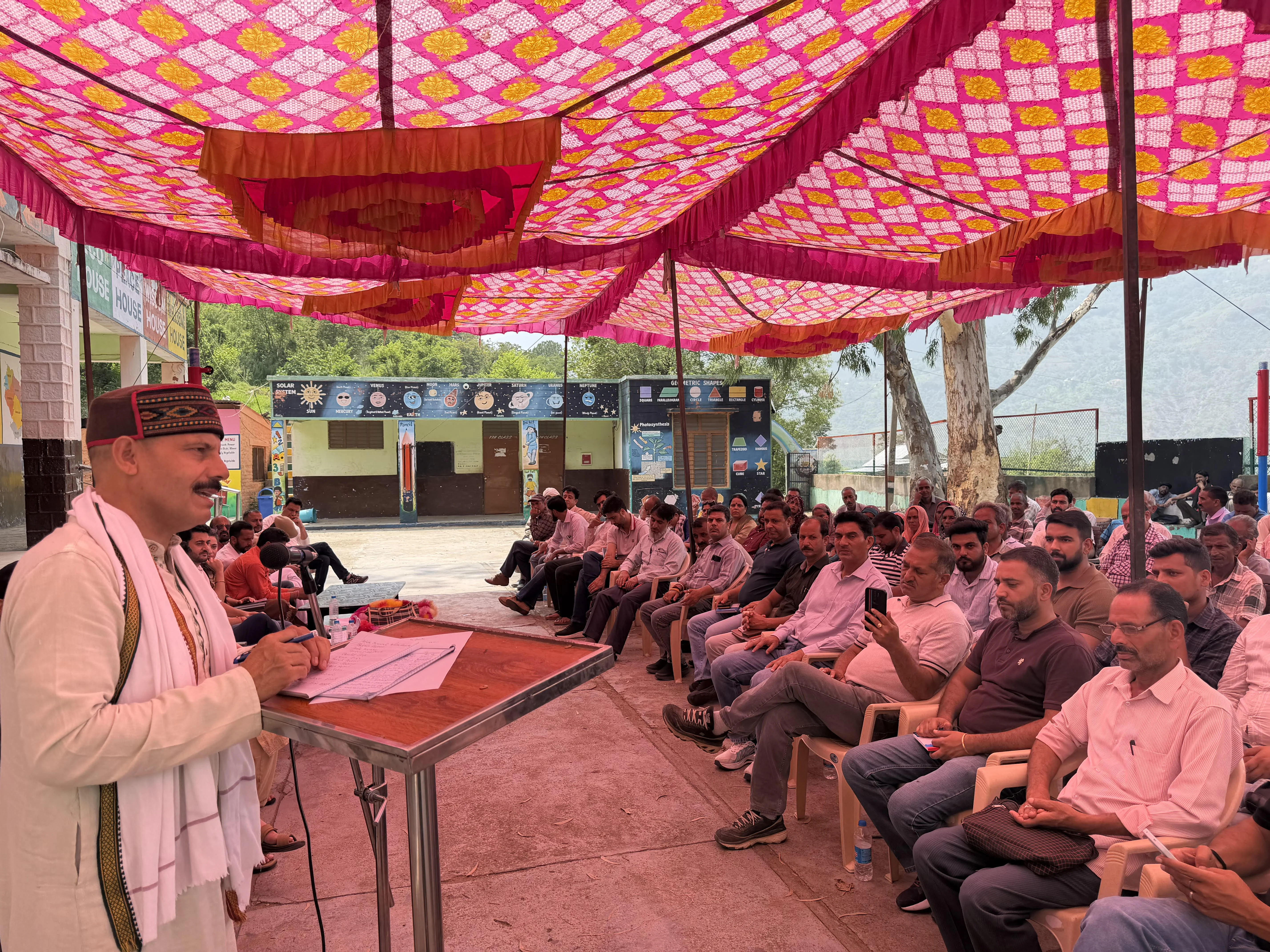 MLA Mankotia Holds Public Outreach Programme at Sewna, Chenani