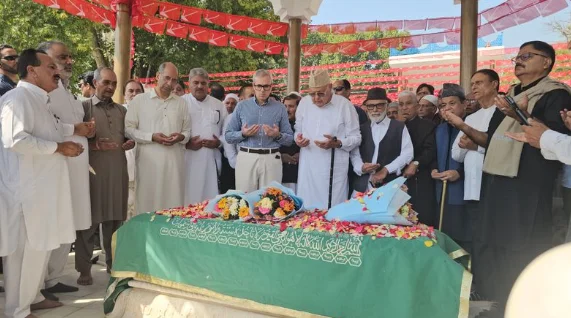 NC Pays Tribute to Sheikh Abdullah on 44th Death Anniversary