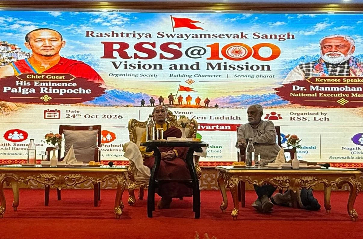 Wave of nationalism sweeps Ladakh as RSS@100 in Leh outlines vision and mission for nation-building