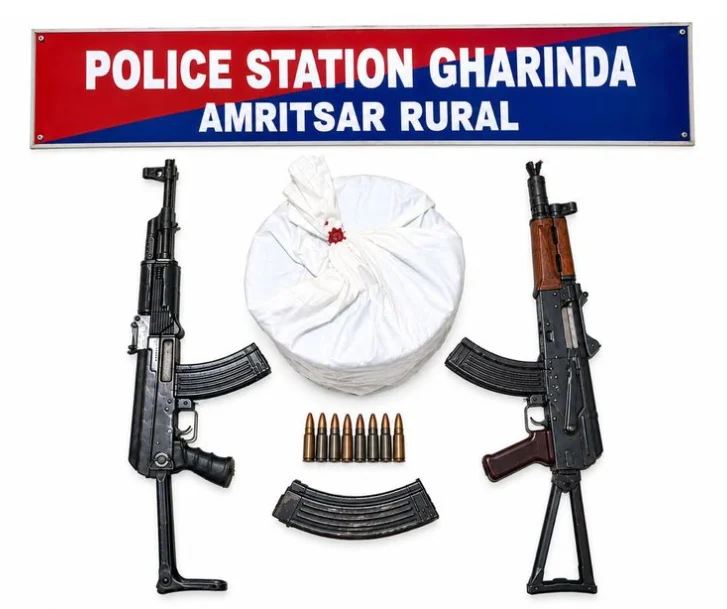 Punjab Police Dismantle Arms and Narcotics Network in Amritsar, Three Arrested