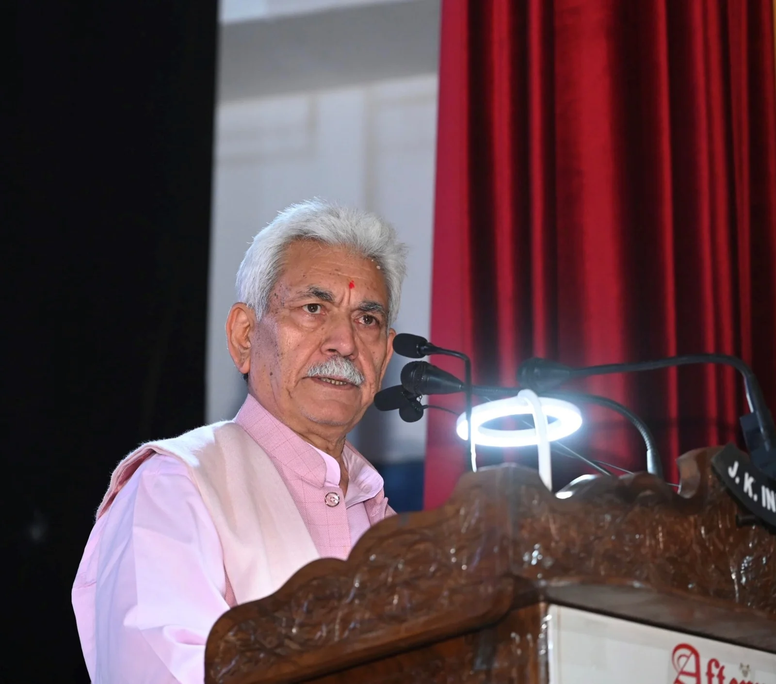 LG Manoj Sinha Attends Lal Ded Literary Award Function