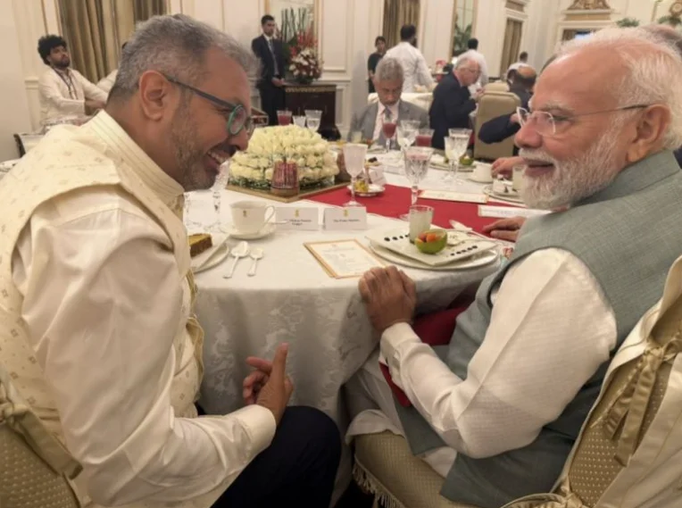 Swiss MP Nik Gugger Gets Special Place At PM Modi’s Table During India Visit