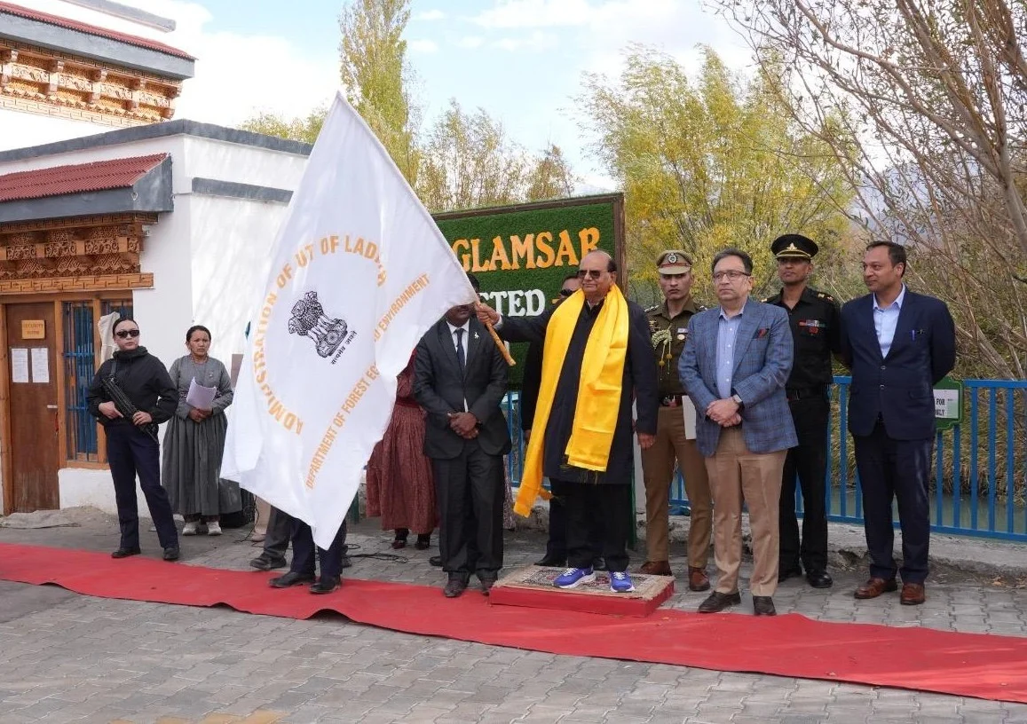 LG VK Saxena flags off India’s first high-altitude Snow Leopard Wildlife Safari in Ladakh
