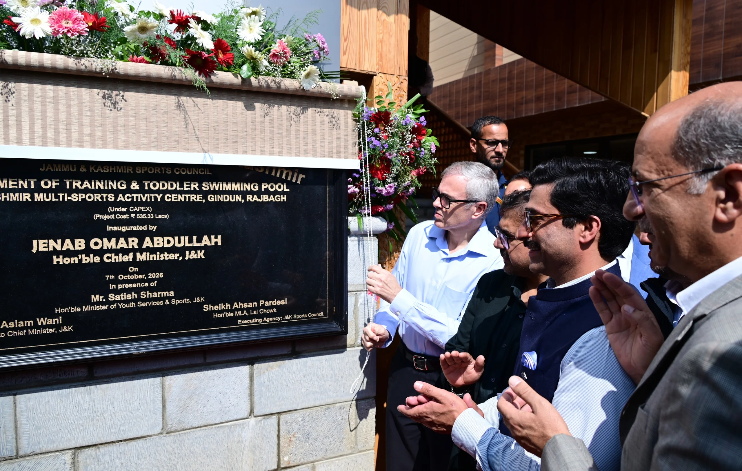CM Omar inaugurates Rs 30.35 Cr sports facility at Gindun Rajbagh