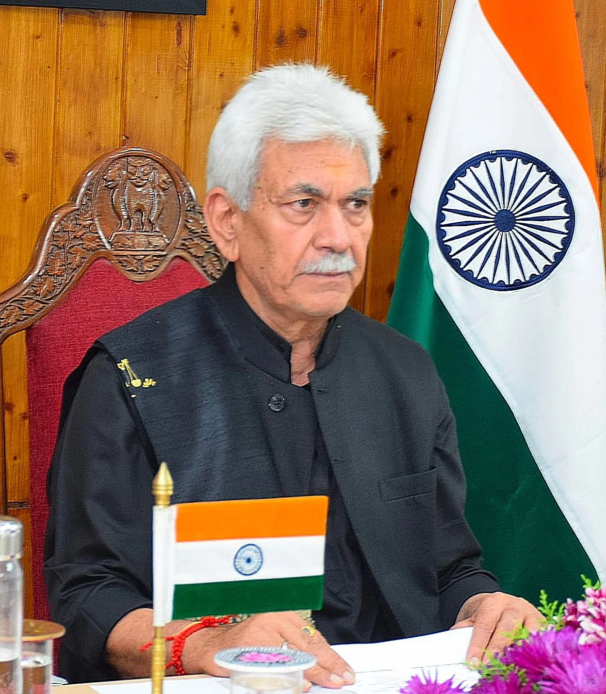 LG Manoj Sinha Reviews Repair and Restoration Work along Yatra Tracks