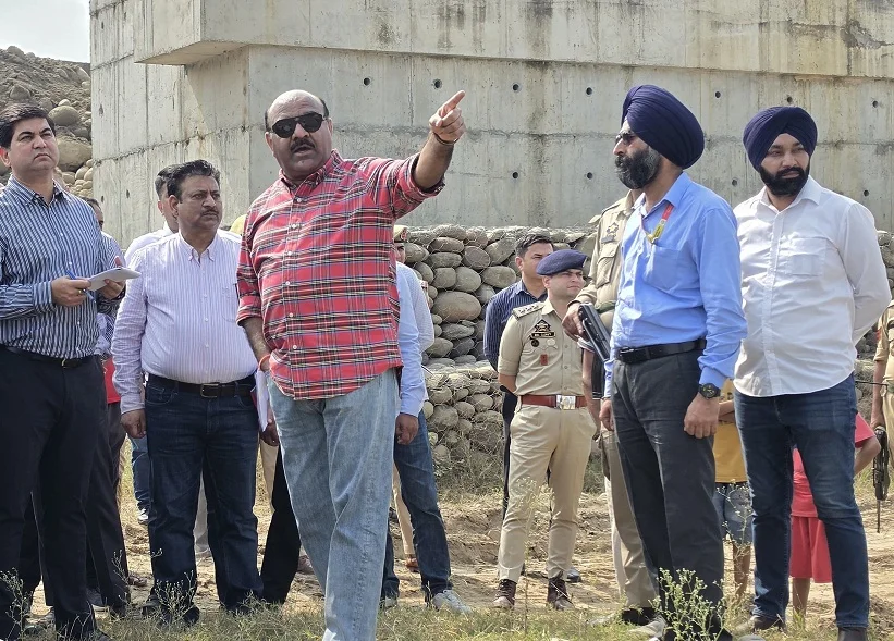 Dy CM Surinder inspects PMGSY bridges in Samba; calls for quality check, time-bound completion