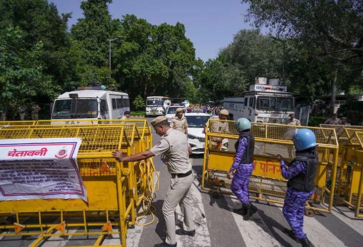 Over 700 Detained During Delhi Protest Seeking CEC Gyanesh Kumar’s Resignation