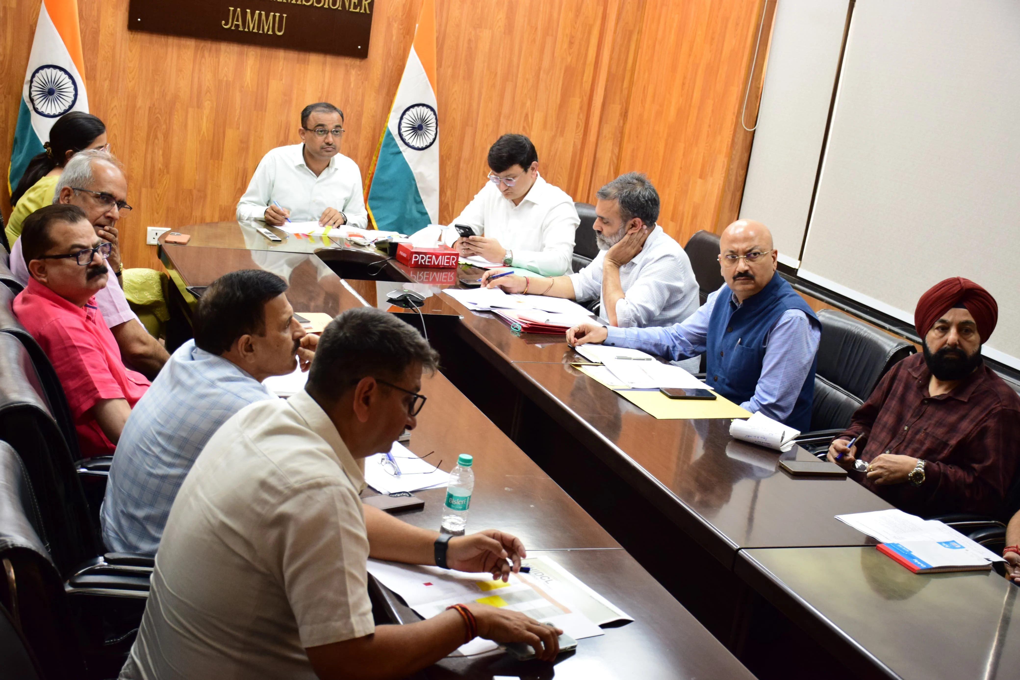 Div Com Ramesh Kumar reviews progress of National Highway projects in Jammu Division