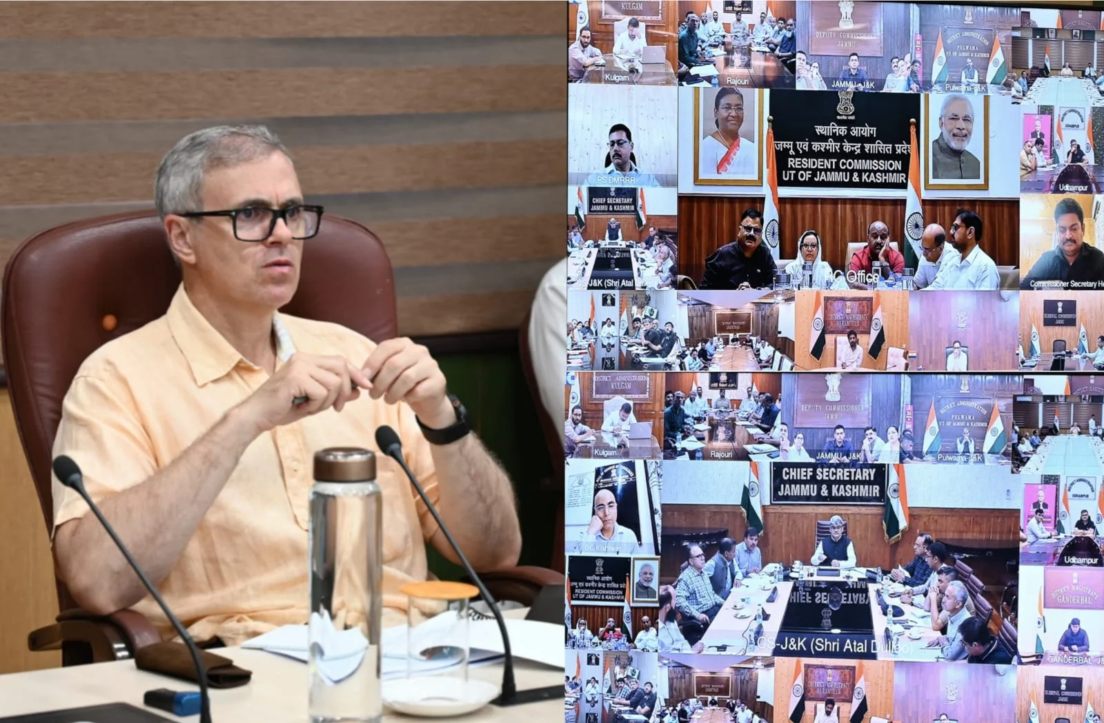 CM Omar Abdullah reviews situation of Poonch, Rajouri after flash floods wreak havoc