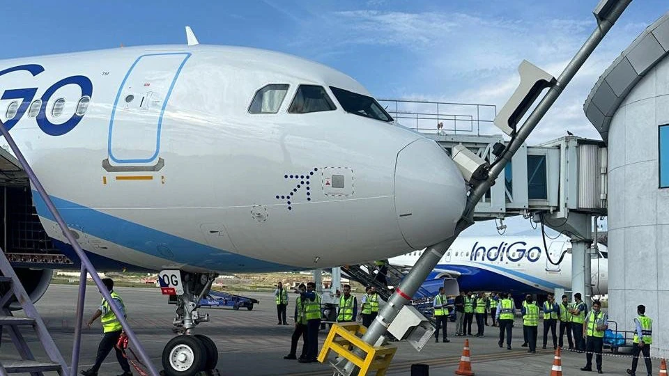 IndiGo plane hits pole while landing at Srinagar airport, all passengers safe