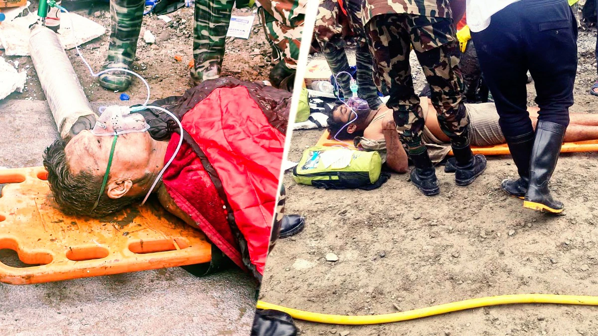2 rescued from Nepal tunnel nine days after monster floods; more voices heard