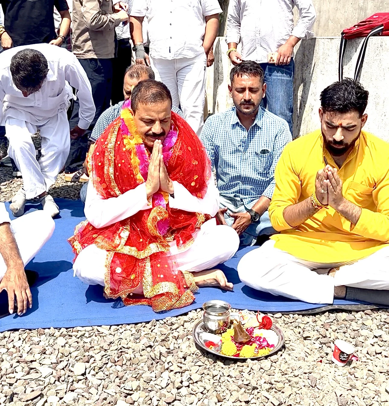 MLA Mankotia Lays Foundation Stone for Rs 2.65 Crore Alternative 33 KV Power Supply Line from Batote to Chenani