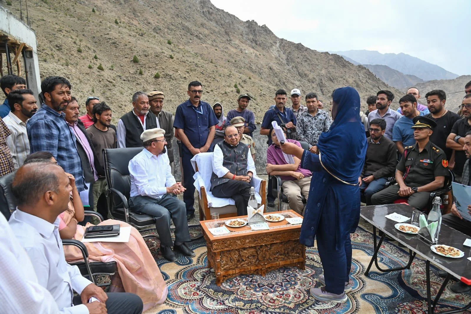 LG Saxena reviews development of Hunderman as border, heritage tourism destination