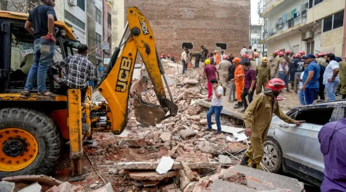 Delhi building collapse: Police seek 3-day custody of owner's son, PG operator, building contractor
