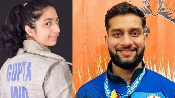 Shriya Gupta, Vishal Thappar Become First J&K Sabre Fencers Selected For Asian Games