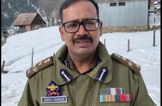 Abdul Jabbar IPS Posted To J&K Segment Of Joint AGMUT Cadre