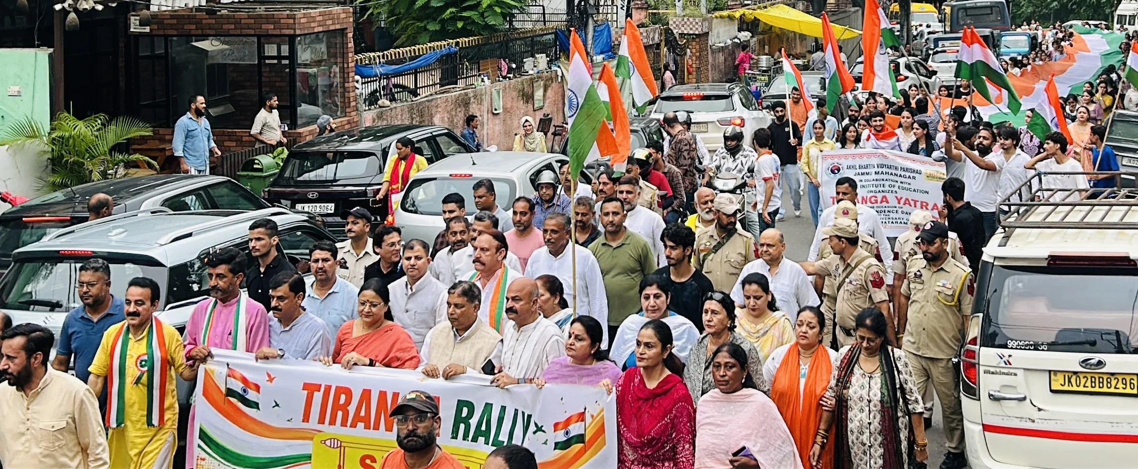 Nation First, Tiranga Forever: MP Sat Sharma leads Tiranga Yatra with 150 meters Tiranga
