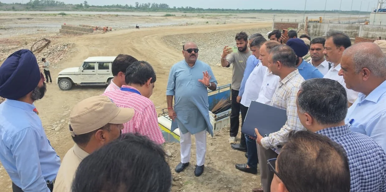 Dy CM Surinder reviews industrial development, flood protection works