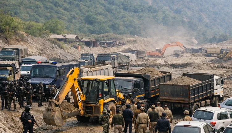 J&K Reports 9,417 Illegal Mining Seizures but Only 285 FIRs in 2025-26