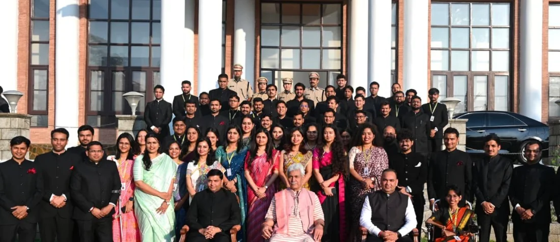 LG Manoj Sinha Addresses Officer Trainees of Indian Railways Institute of Transport Management