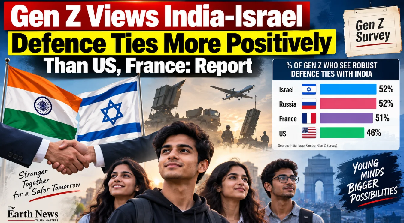 Gen Z Views India-Israel Defence Ties More Positively Than US, France: Report