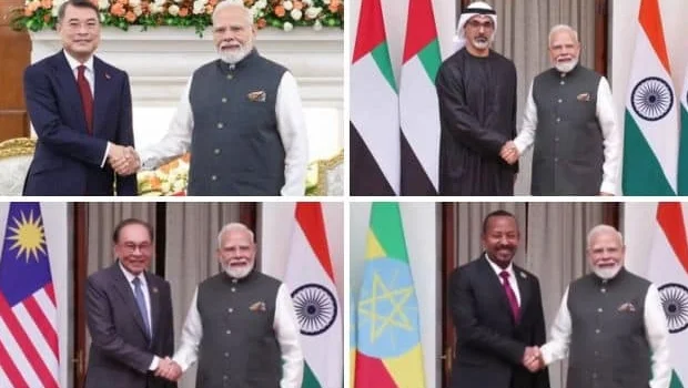 PM Modi Holds Bilateral Talks With Leaders Of UAE, Malaysia, Vietnam, Ethiopia