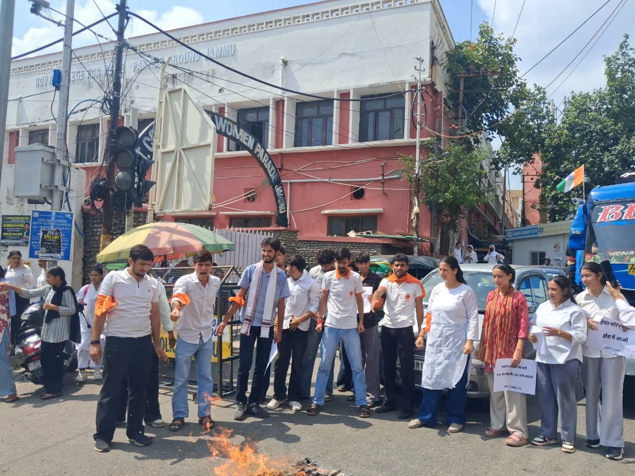 ABVP Protests Lathi-Charge in Jharkhand, Demands CBI Probe into JPSC-JSSC Irregularities