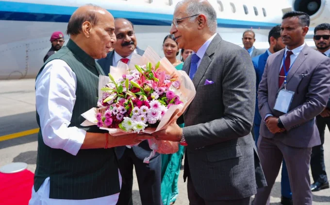 Defence Minister Rajnath Singh Arrives in Sri Lanka for Three-Day Visit