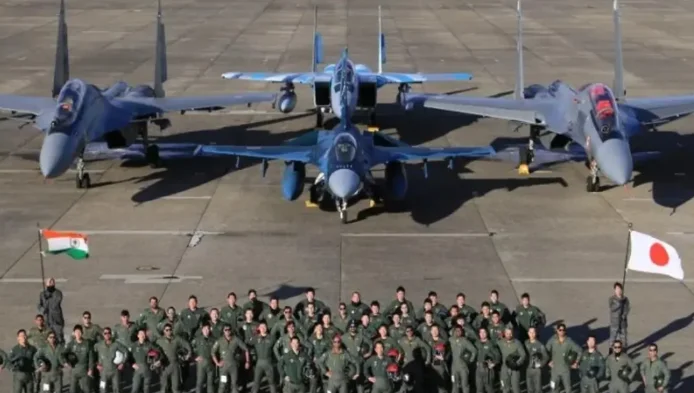 Japanese Fighter Jets Operate From Indian Soil for First Time During Joint Air Exercise