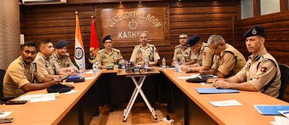 DGP Nalin Prabhat Reviews J&K Security Situation With Police, CAPF Officers