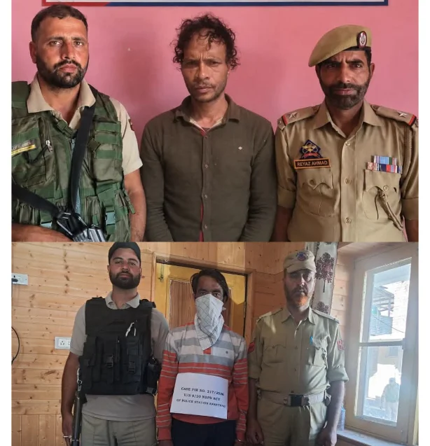J&K Police Arrest 7 Drug Peddlers, Recover Ganja and Charas in Anantnag