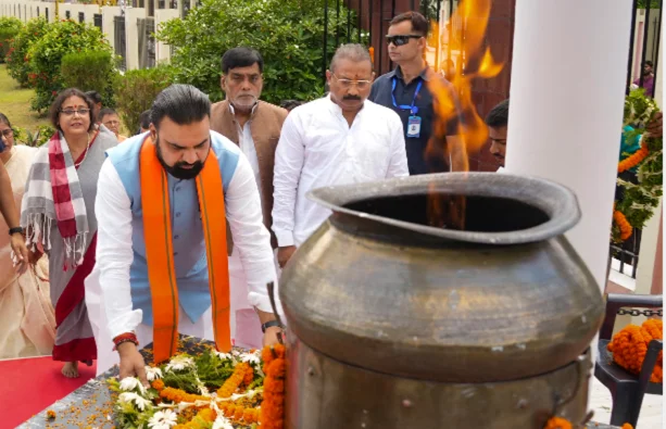 CM Samrat pays tributes to 7 Bihar martyrs of Quit India Movement