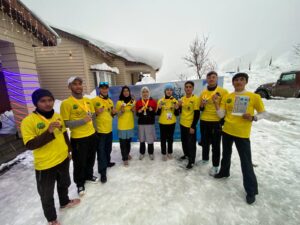 Ladakh dominates 8th National Snowshoe Championship with 18 medals in Sonamarg